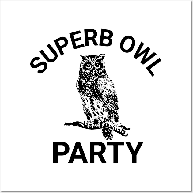 Superb-Owl-Party Wall Art by McKenna Guitar Sales